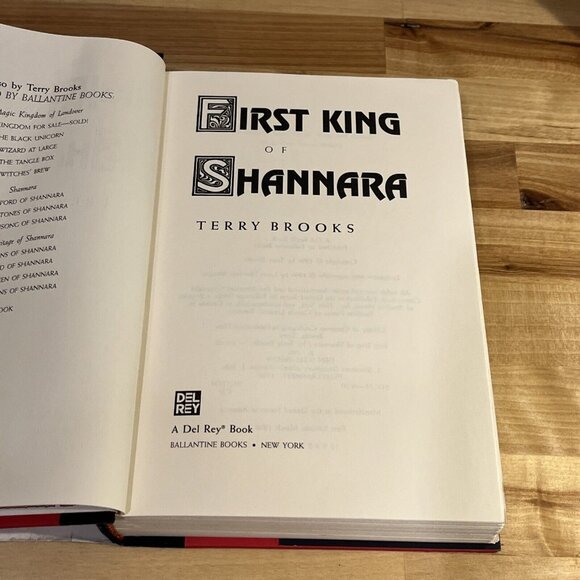 First King of Shannara by Terry Brooks (1996, Hardcover, 1st) Prelude - Picture 6 of 7